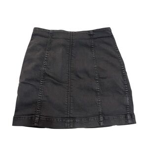 Free People Charcoal Pencil Skirt